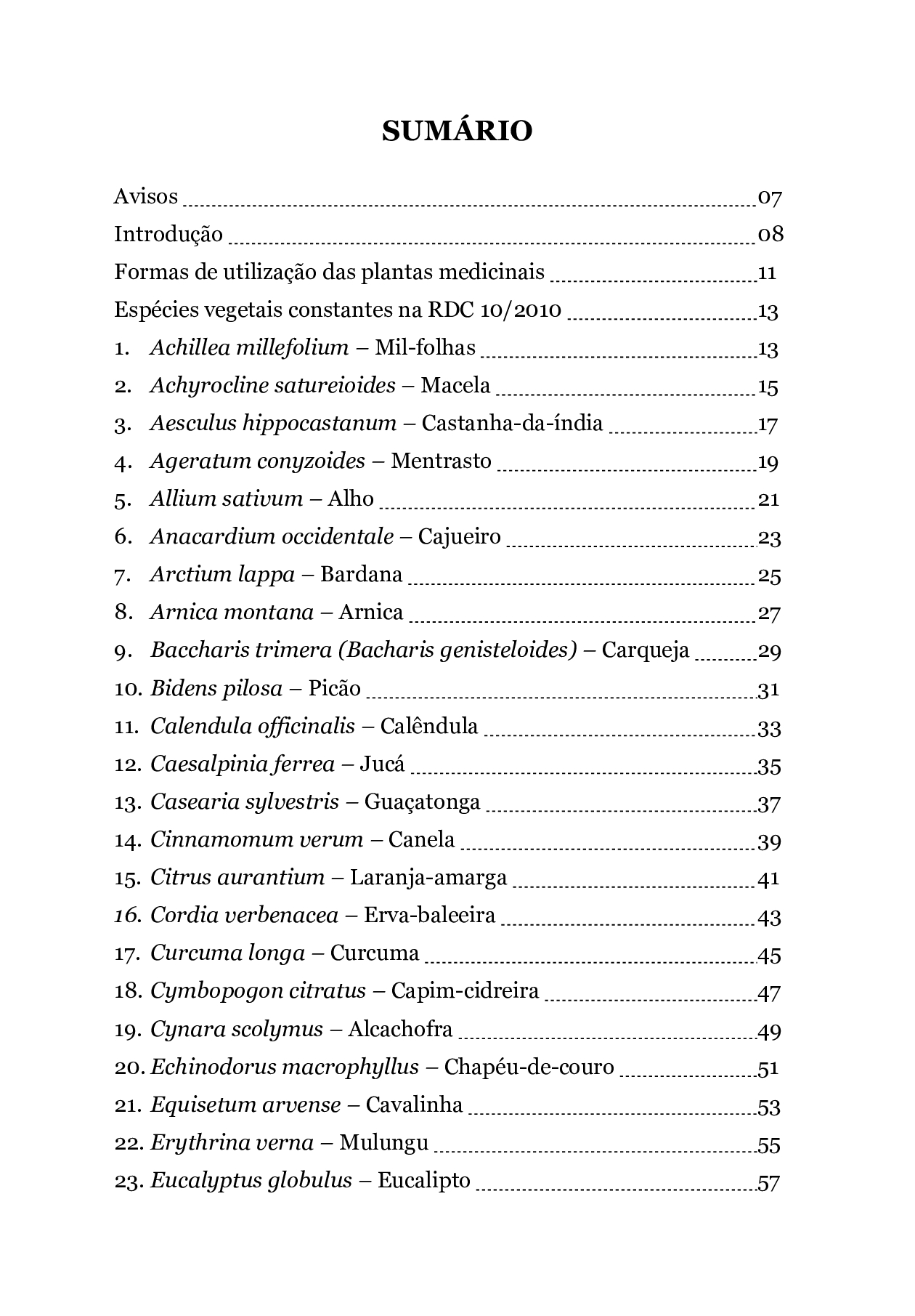 Demonstração do Curso